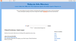 Desktop Screenshot of malaysia-jobsearch.blogspot.com