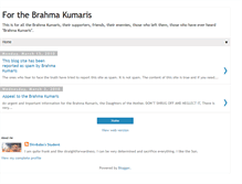 Tablet Screenshot of brahmakumaris1.blogspot.com