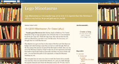 Desktop Screenshot of legominotaurus.blogspot.com