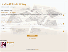 Tablet Screenshot of lavidacolordewhisky.blogspot.com