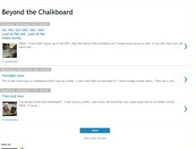 Tablet Screenshot of beyondthechalkboard-pat.blogspot.com