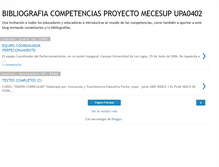 Tablet Screenshot of bibliografiacompetencias.blogspot.com