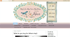 Desktop Screenshot of mylifemysonmyway.blogspot.com