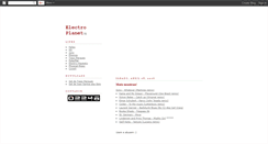 Desktop Screenshot of electroplanet.blogspot.com