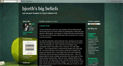 Desktop Screenshot of bjorth.blogspot.com