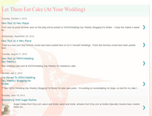 Tablet Screenshot of letthemeatcakeatyourwedding.blogspot.com