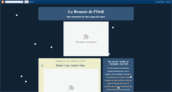 Desktop Screenshot of labronzedelordi.blogspot.com