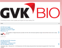 Tablet Screenshot of gvk-bio.blogspot.com