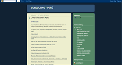 Desktop Screenshot of consultingperu.blogspot.com