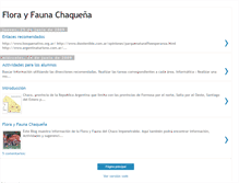 Tablet Screenshot of florayfaunachaco.blogspot.com