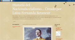 Desktop Screenshot of historiadelnacionalsocialismo.blogspot.com