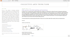 Desktop Screenshot of collectiveartsthinktank.blogspot.com