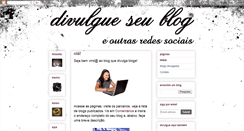 Desktop Screenshot of divulgueseublog.blogspot.com