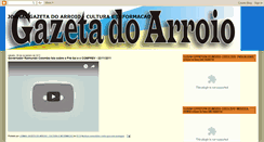 Desktop Screenshot of gazetadoarroio.blogspot.com