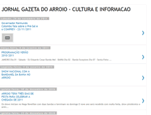 Tablet Screenshot of gazetadoarroio.blogspot.com