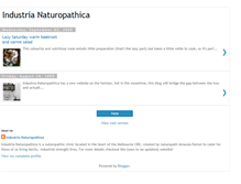 Tablet Screenshot of industrianaturopathica.blogspot.com