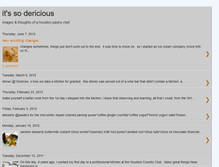 Tablet Screenshot of itssodericious.blogspot.com