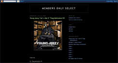 Desktop Screenshot of membersonlyselect.blogspot.com