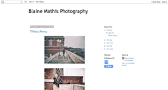 Desktop Screenshot of blainemathisphotog.blogspot.com