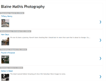 Tablet Screenshot of blainemathisphotog.blogspot.com