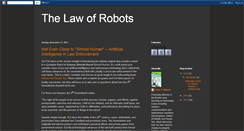 Desktop Screenshot of lawofrobots.blogspot.com