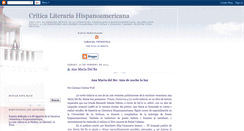 Desktop Screenshot of criticaliterariahispanoamericana.blogspot.com