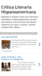 Mobile Screenshot of criticaliterariahispanoamericana.blogspot.com