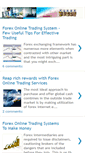 Mobile Screenshot of forexonlinetrading123.blogspot.com