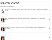 Tablet Screenshot of hotmodel2world.blogspot.com