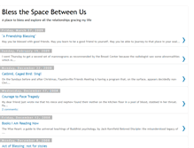 Tablet Screenshot of blessthespacebetweenus.blogspot.com