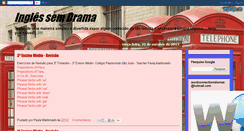 Desktop Screenshot of inglessemdrama.blogspot.com