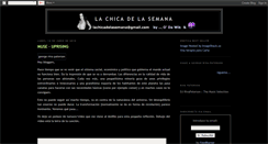 Desktop Screenshot of lachicadelasemana.blogspot.com