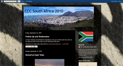 Desktop Screenshot of cccsouthafricatrip2010.blogspot.com
