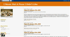 Desktop Screenshot of pizzaenthusiast.blogspot.com