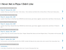 Tablet Screenshot of pizzaenthusiast.blogspot.com