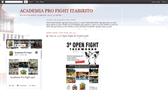 Desktop Screenshot of academiaprofightita.blogspot.com