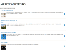 Tablet Screenshot of mulheresquerreiras.blogspot.com