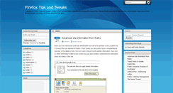 Desktop Screenshot of firefox-tweaks.blogspot.com