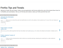 Tablet Screenshot of firefox-tweaks.blogspot.com