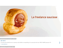 Tablet Screenshot of lefreelancesaucisse.blogspot.com