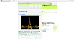 Desktop Screenshot of lesmonumentsdefrance.blogspot.com