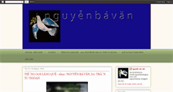 Desktop Screenshot of nguyenbavan.blogspot.com