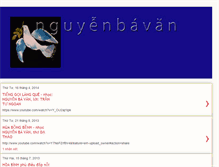 Tablet Screenshot of nguyenbavan.blogspot.com