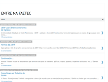 Tablet Screenshot of entrenafaetec.blogspot.com
