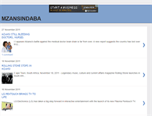 Tablet Screenshot of mzansindaba.blogspot.com