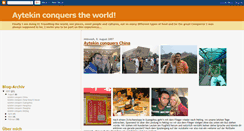 Desktop Screenshot of conkertheworld.blogspot.com