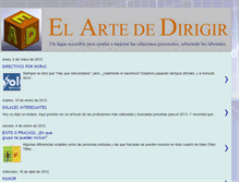 Tablet Screenshot of elartededirigir.blogspot.com