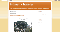 Desktop Screenshot of indonesiatraveller.blogspot.com