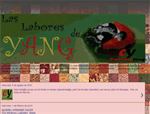 Tablet Screenshot of laslaboresdeyang.blogspot.com