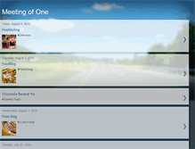 Tablet Screenshot of meetingofone.blogspot.com